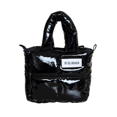 Mini Bag Charol Negro