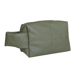 Go Bag cuerina oliva