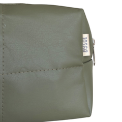 Go Bag cuerina oliva
