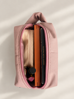 Go Bag cuerina rosa