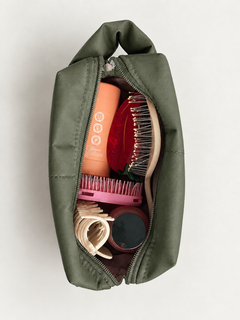 Go Bag cuerina oliva