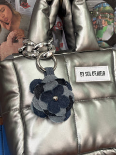 LLAVERO FLOWER BLUE